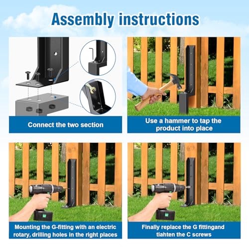 Heavy Duty Fence Post Repair Kit M199
