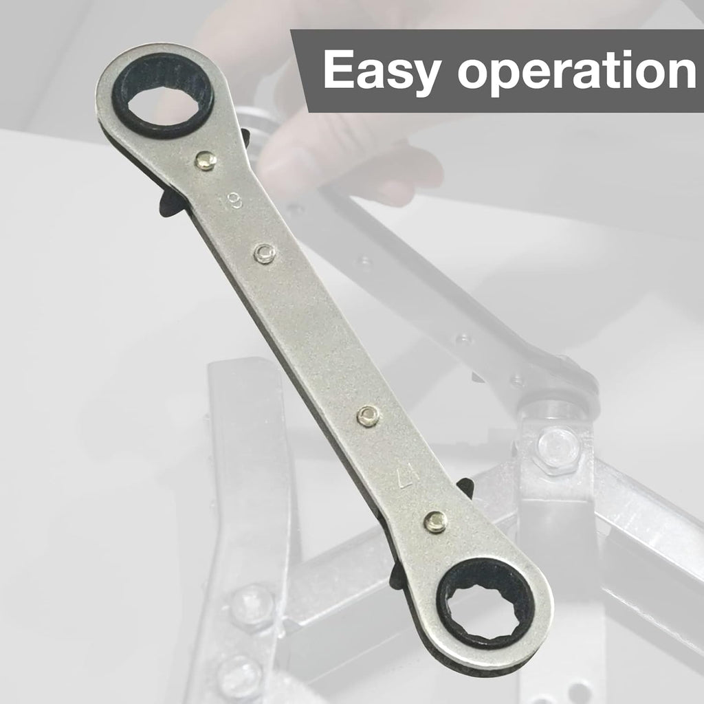 Camper Wheel Chock Stabilizer 2 Sets, RV Tire Scissor Locking X Chock, Pack of 2 Y115