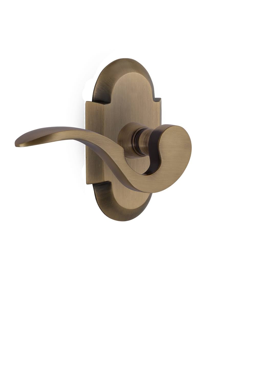 Antique Brass Passage Door Lever E8643