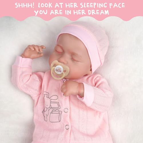 18 Inch Soft Body Realistic Newborn Baby Dolls with Clothes and Toy Accessories Y9175