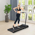Folding Electric Treadmill with LCD Monitor K865451