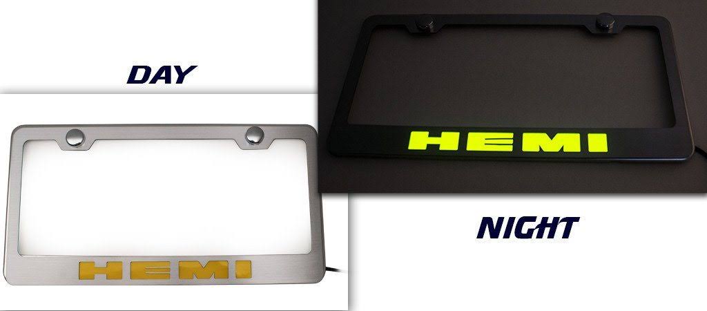 Illuminated License Plate Frame P7201