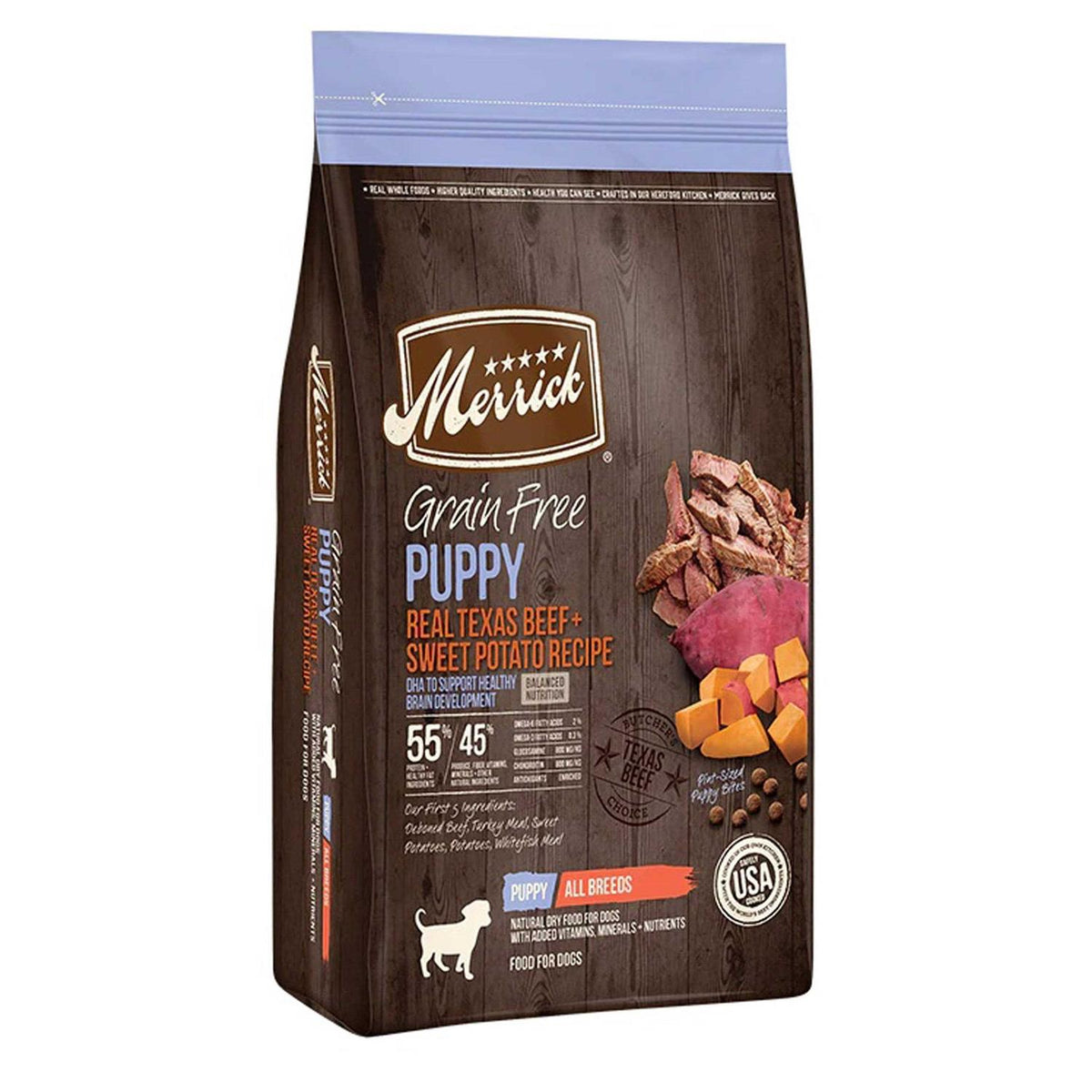 Grain Free Real Beef & Sweet Potato Puppy Recipe Dry Dog Food W86021