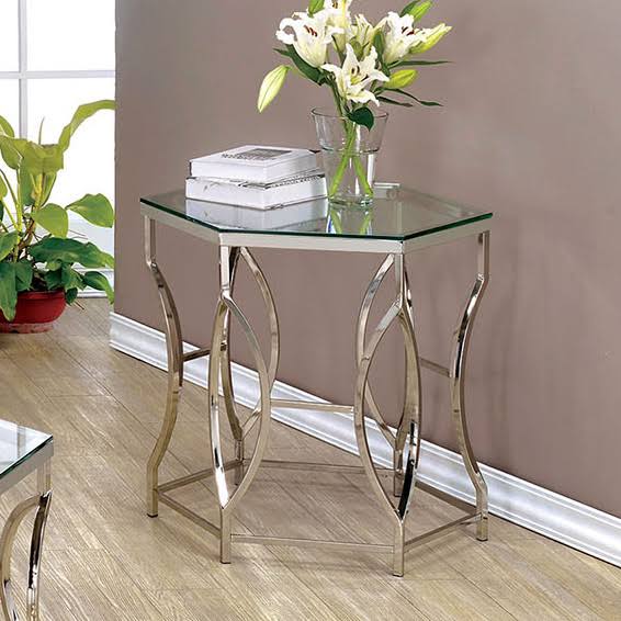 Chrome End Table T9671