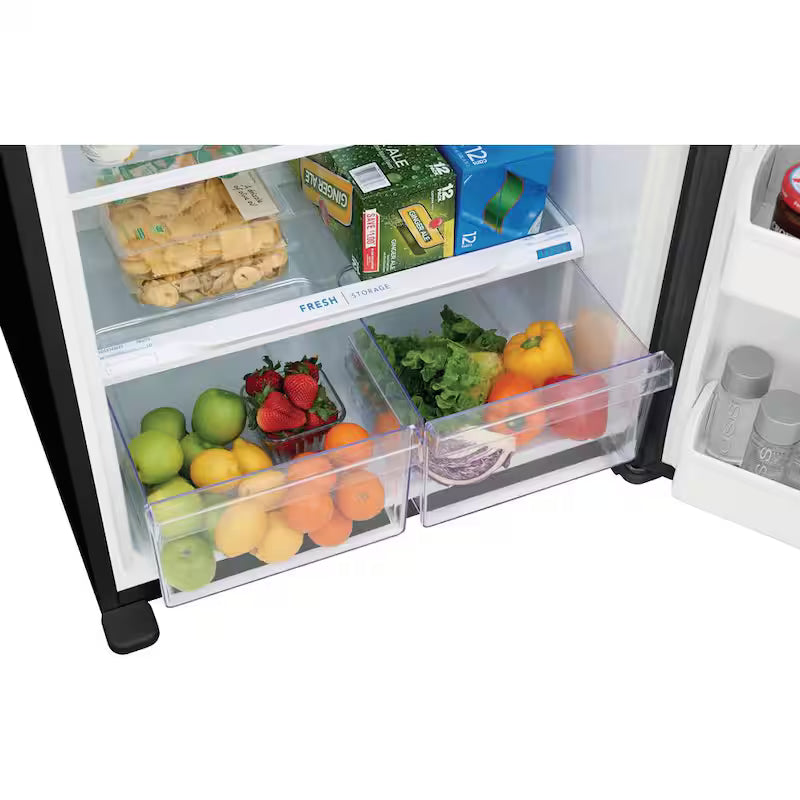 Black Top Freezer Refrigerator T3431