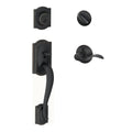 Aged Bronze Single Cylinder Handleset with Accent Lever R191