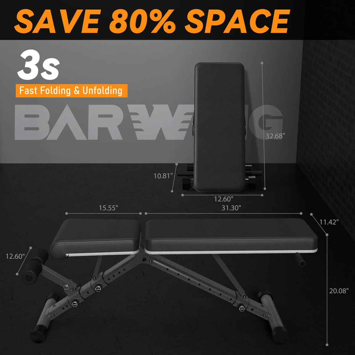 Adjustable Weight Bench Incline Decline Bench I71058