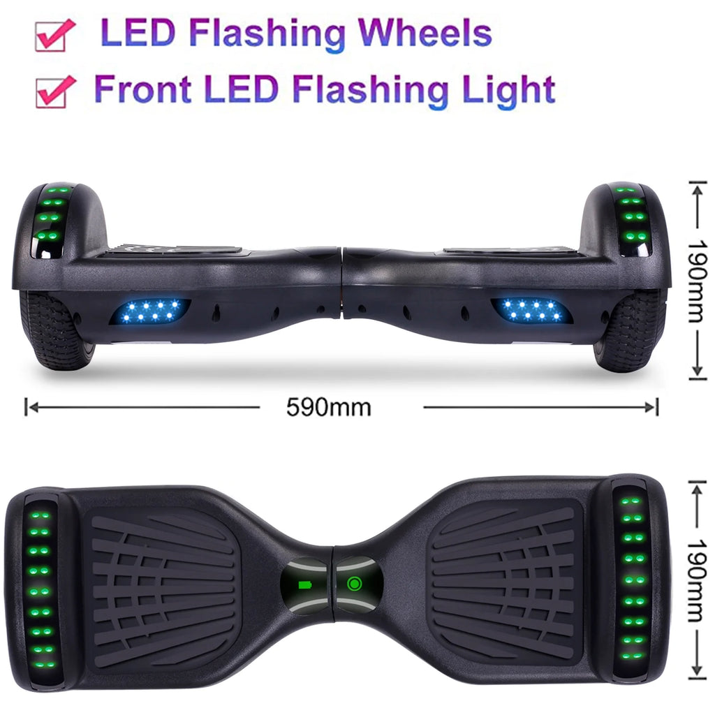 Black 6.5" Electric Self Balancing Scooter G258