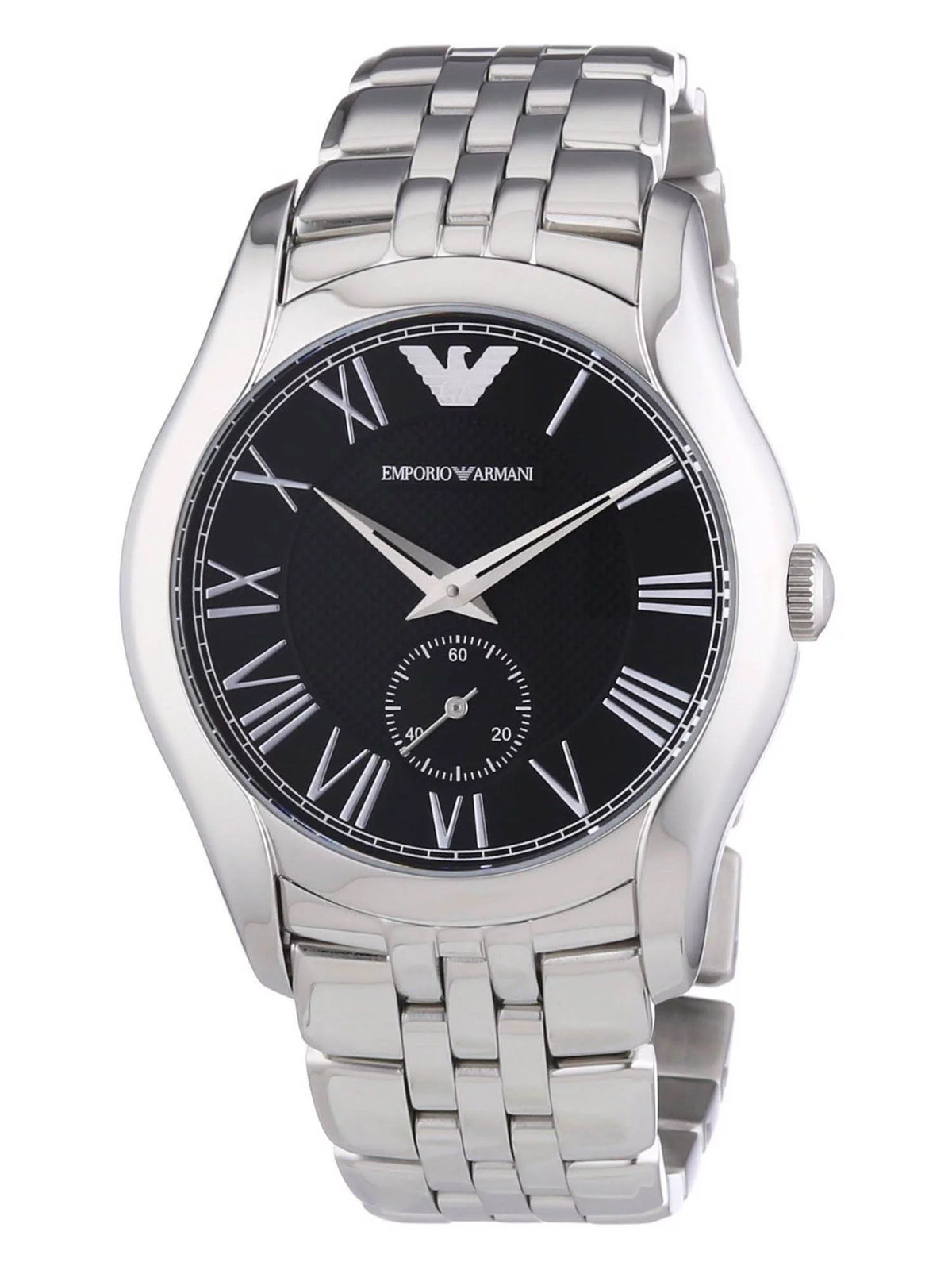 Black Dial Stainless Steel Men's Watch L8478