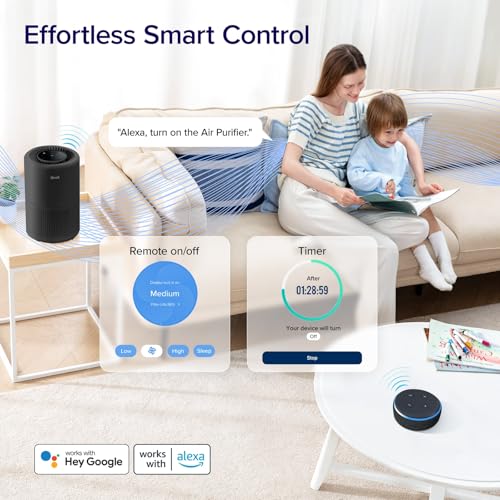 White Smart WiFi Air Purifier N46994