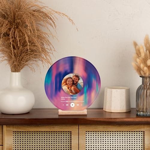 Decorative Vinyl Record with Custom Photo N493