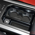 8pcs Anti-dust Mats for Range Rover Evoque Center Console, Cup Holder Inserts, Door Liners (Black) Y6836