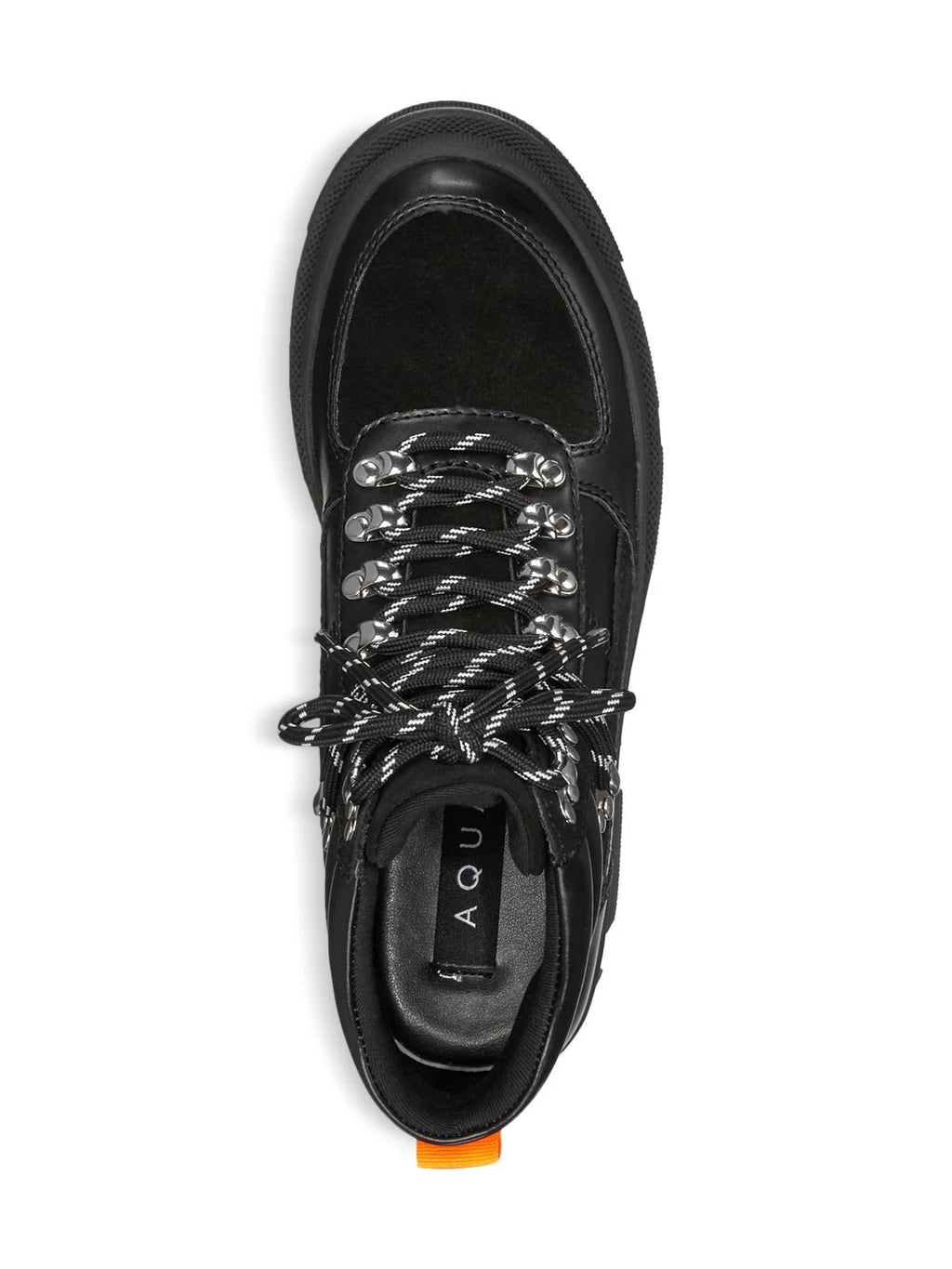 Black Platform Lace-Up Hiking Boots G119
