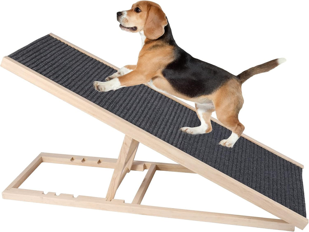 Wooden Pet Ramp with Non Slip Carpet Surface K963