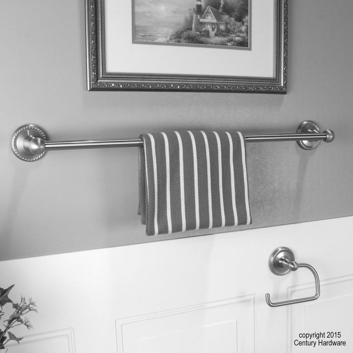 18 inch Towel Bar Satin Nickel B46937