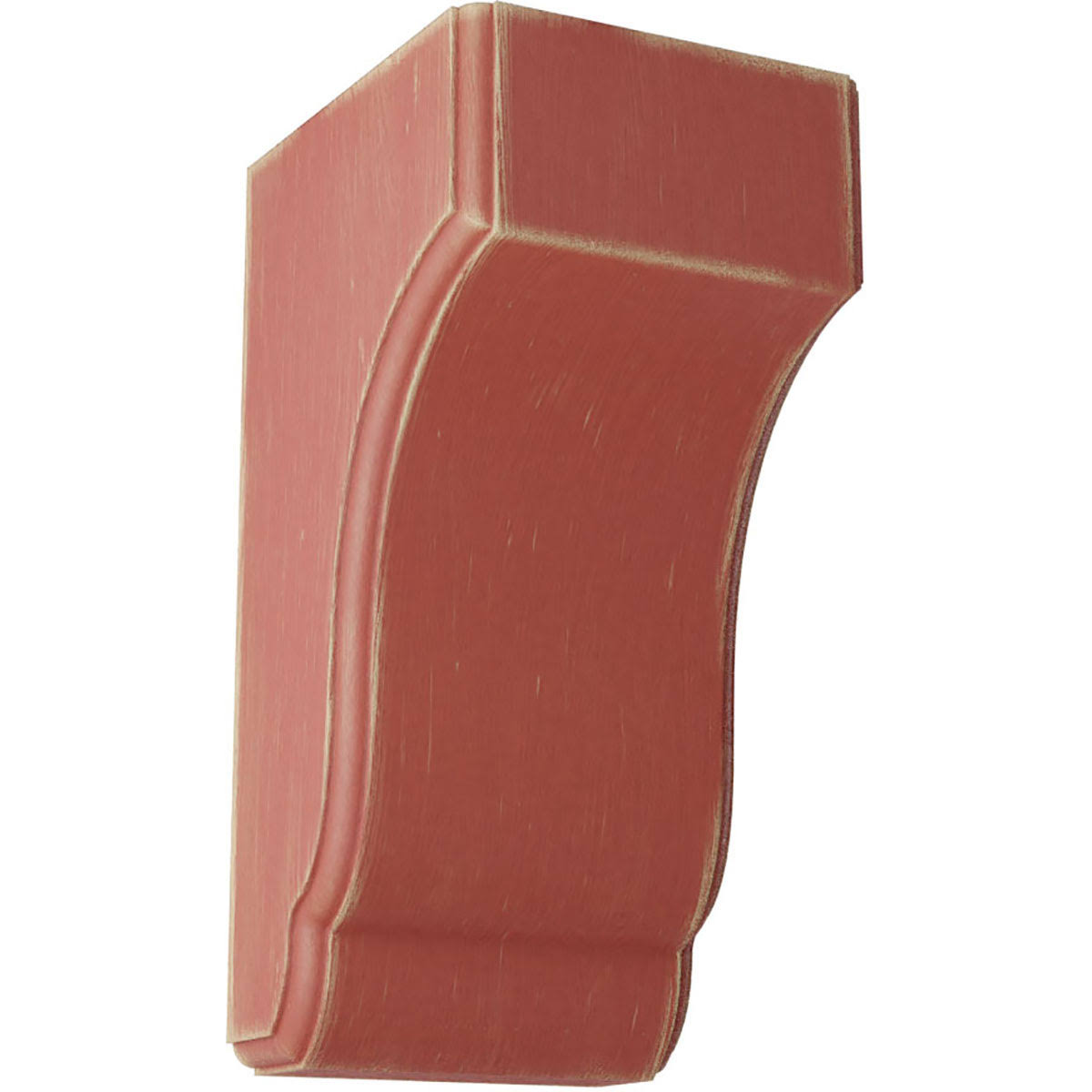 Salvage Red Wood Corbel N419