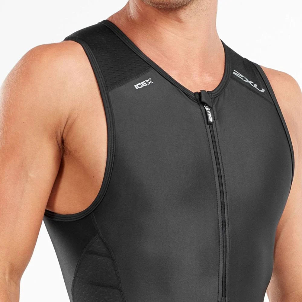 Black Front Zip Trisuit W945137