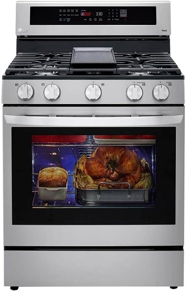 5.8 Cu. Ft. Stainless Steel Gas Range C4024