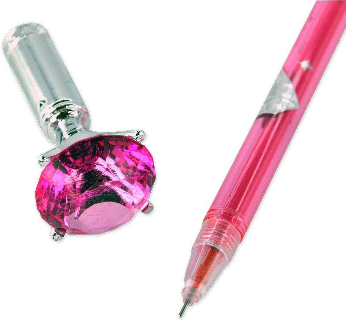 24 Pc Gel Pens with Rhinestone Topper S6170