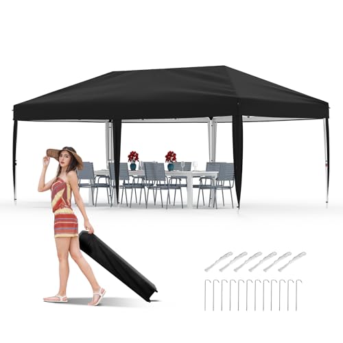 White Pop Up Canopy Tent with Roller Bag G9120
