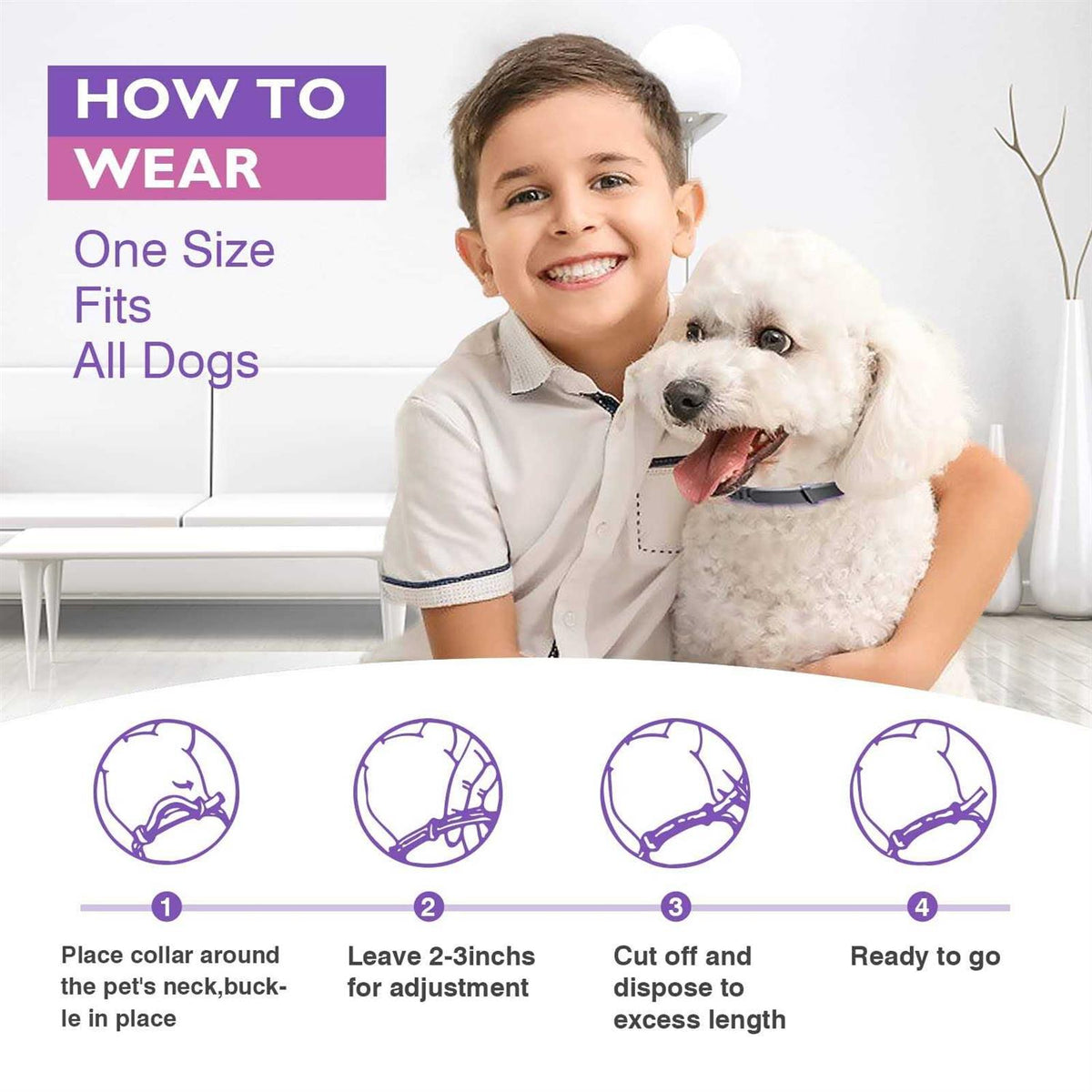 Adjustable Calming Collar 3 Packs L473