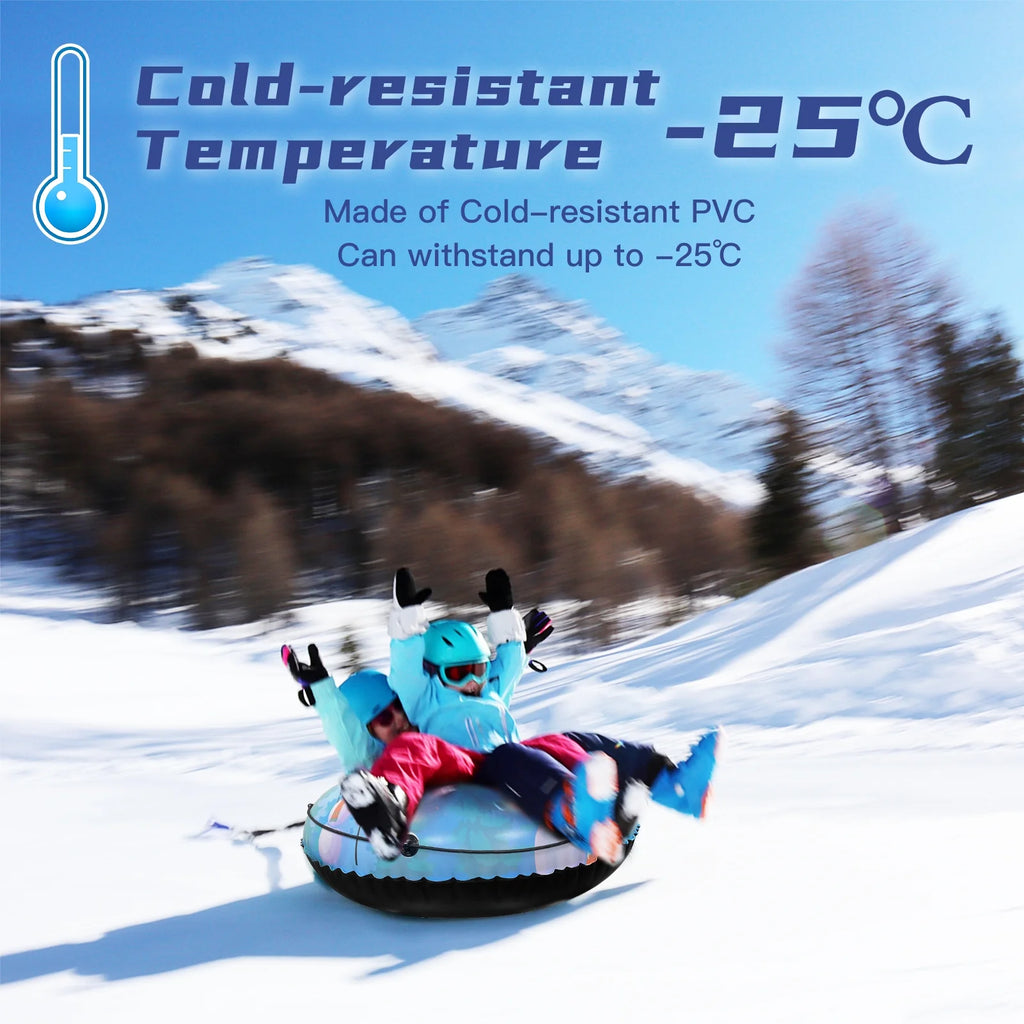 Inflatable Ski Ring Snow Tube with Handle G4224