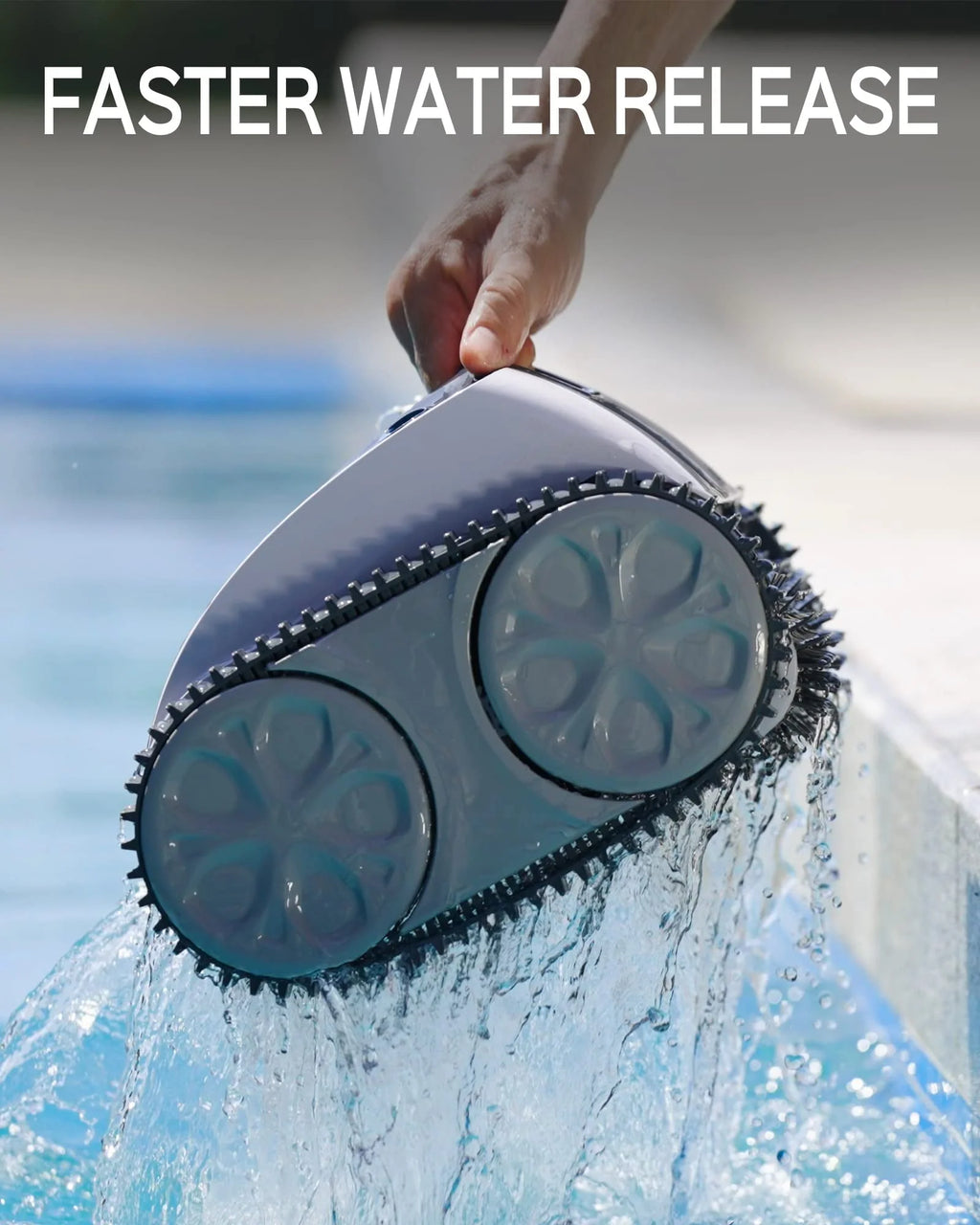 Cordless Robotic Pool Cleaner with Wall Climbing L8626