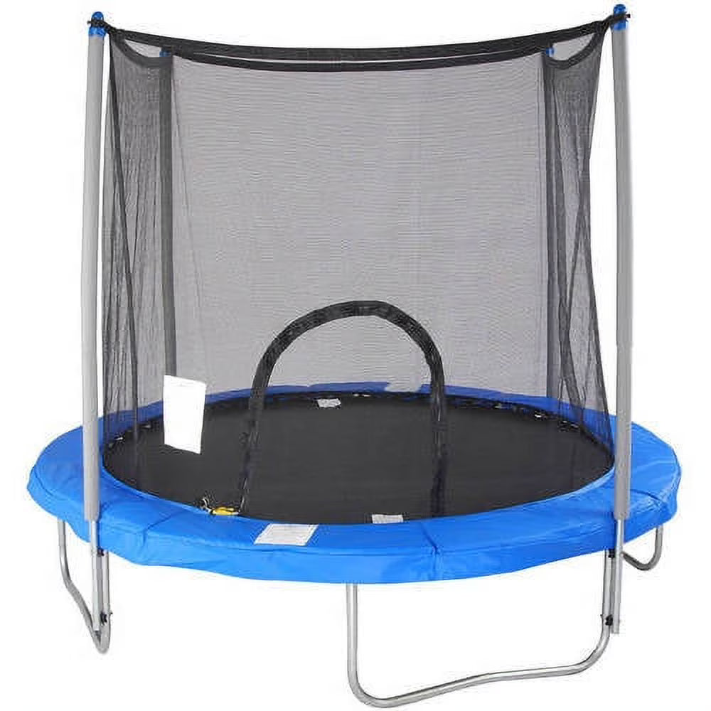 8' Trampoline with Safety Enclosure, Blue H43222