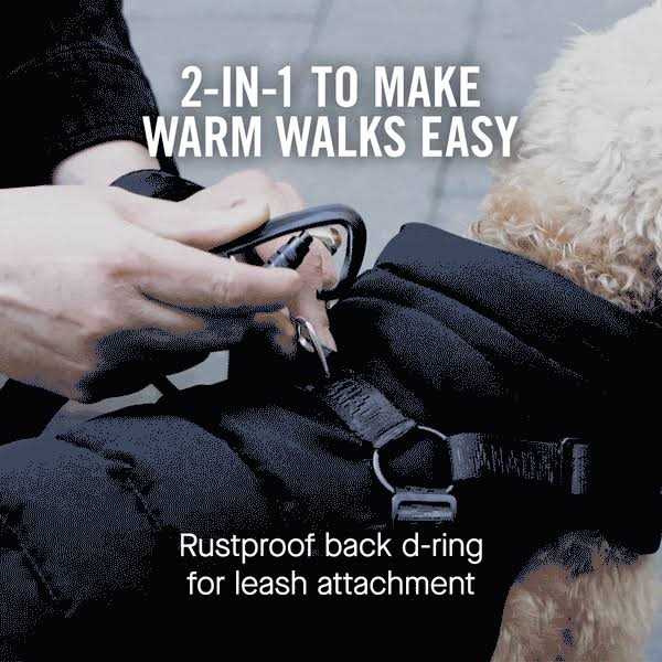 Black Puffer Harness V989284