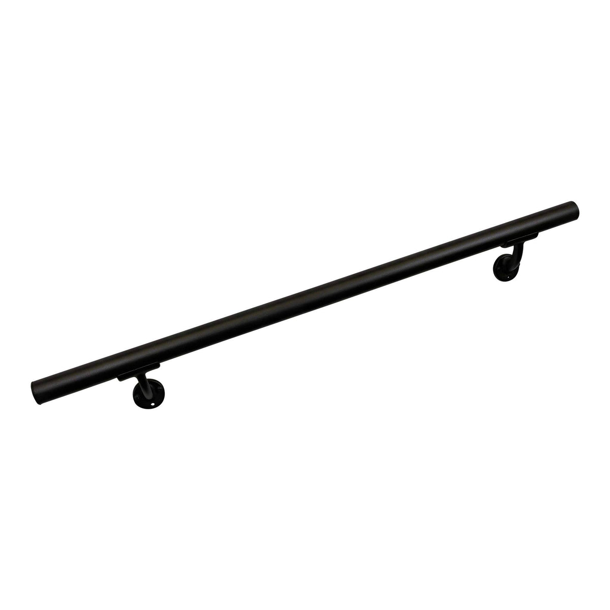 Black Sand Aluminum Handrail Section with Mounts T52763