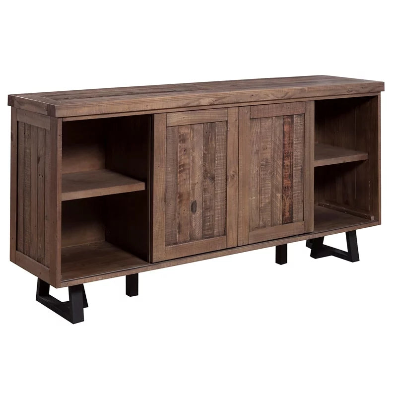 4 Piece Dining Table Side Chairs Sideboard Set S462