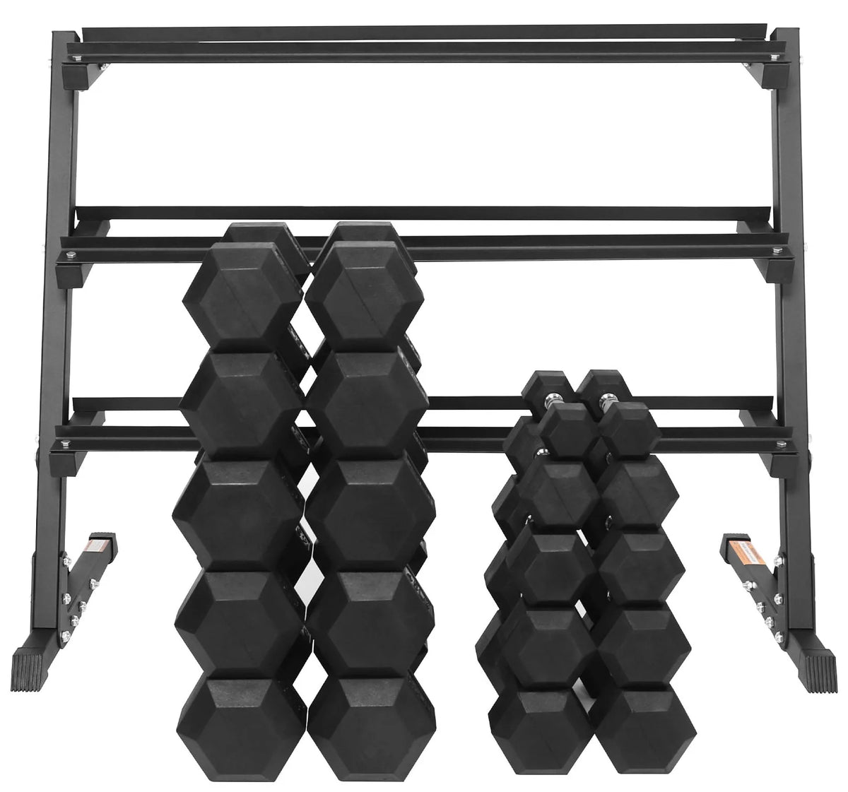 150 LB Dumbbell Set with A-Frame Rack S8905