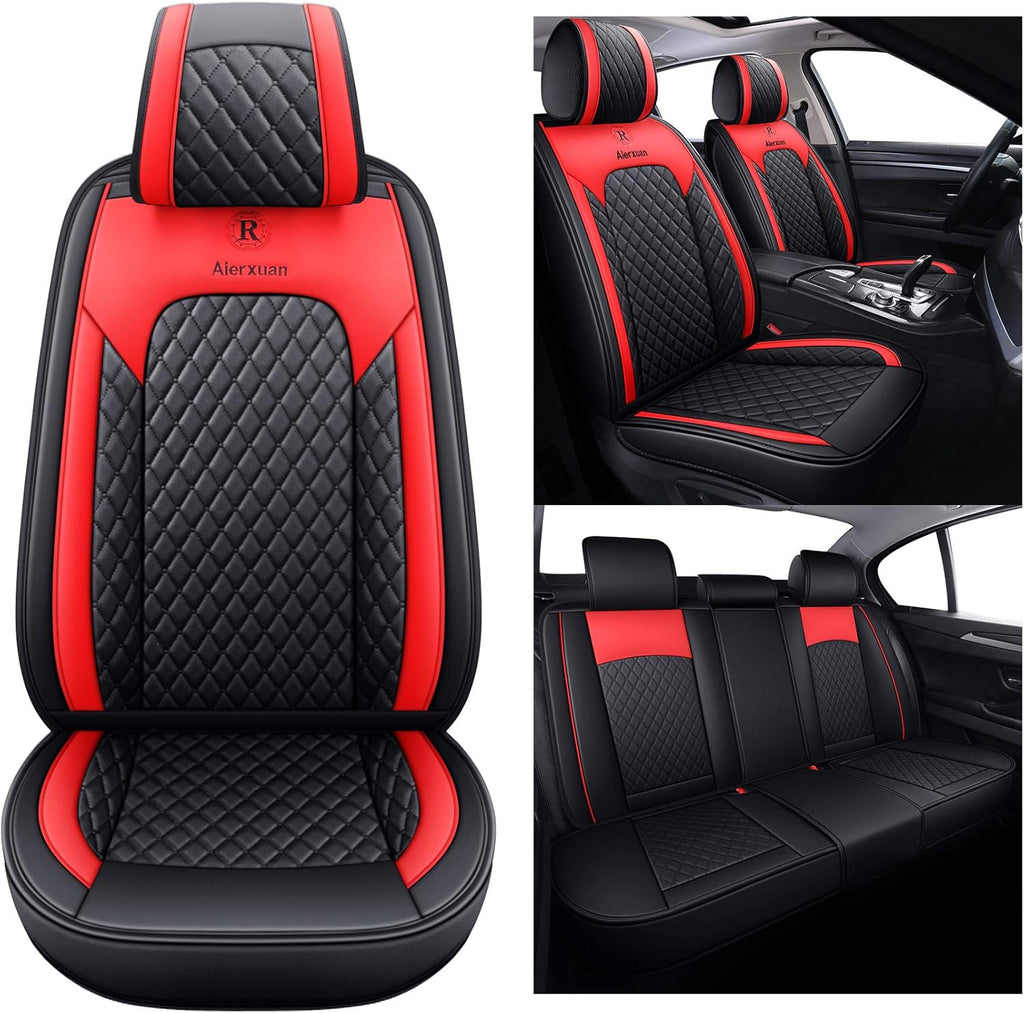 2 PCS Front Leather Waterproof Universal Seat Covers I93601