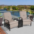 3 Pieces Metal Recliner Conversation Set E561805