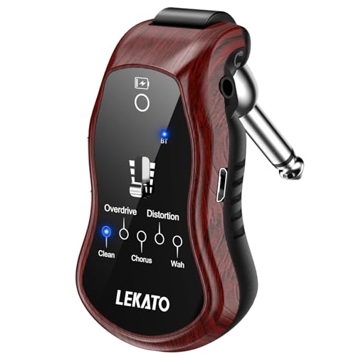 Guitar Headphone Amp for Electric Guitar and Bass with 5 Effects V7697