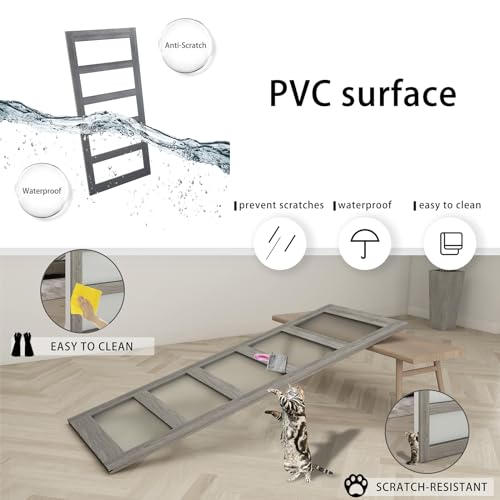 42in x 84in Frosted Glass Barn Door with 7FT Sliding Door Hardware Kit W1599