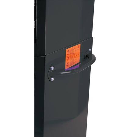 Black 7 Drawer Rolling Cabinet W834