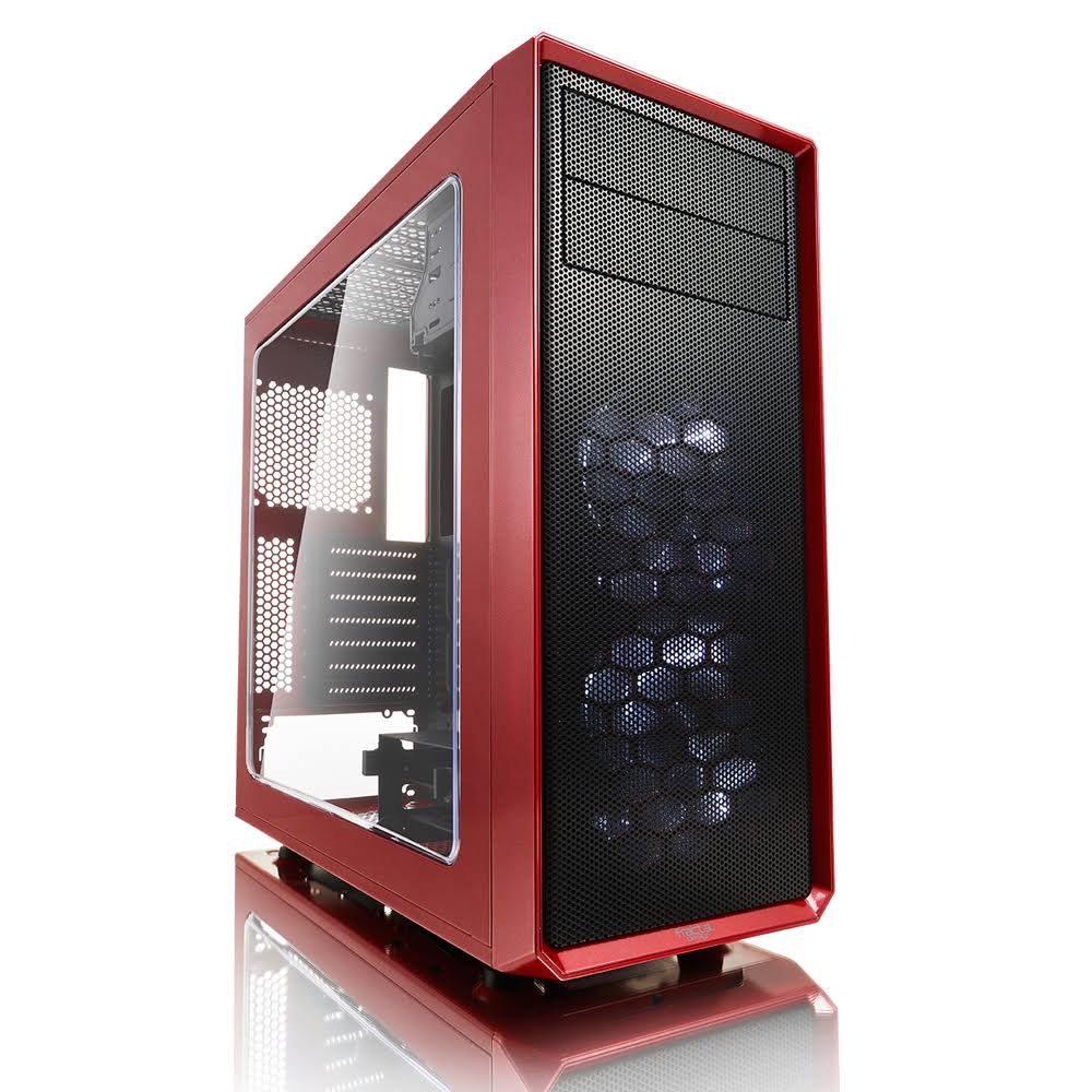 Red Mid-Tower Case Y262
