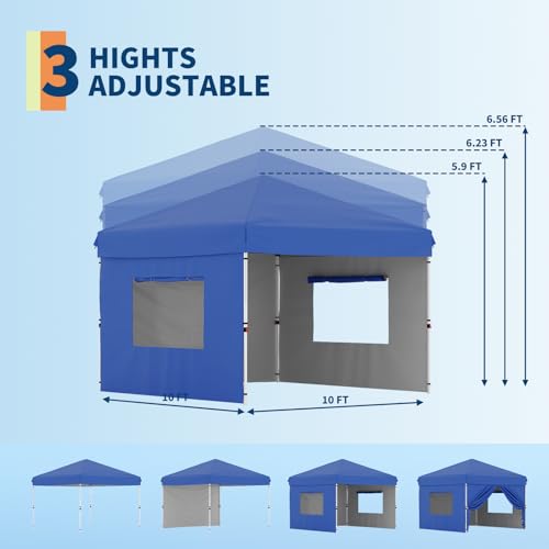 White Pop Up Canopy Tent with Roller Bag G9120