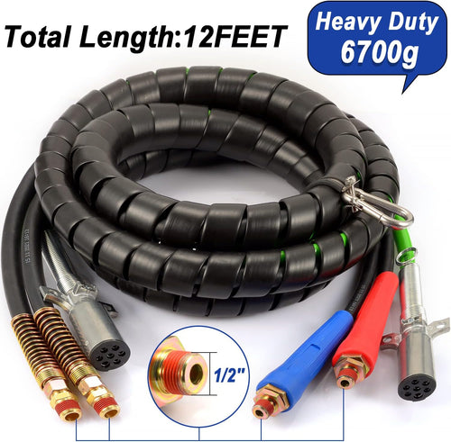 12ft 3 in 1 ABS Semi Air Hose Assemblies for Semi Truck S914