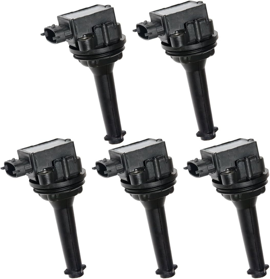 Set of 5 Ignition Coils for Volvo L5 2.3L 2.4L 2.5L H795