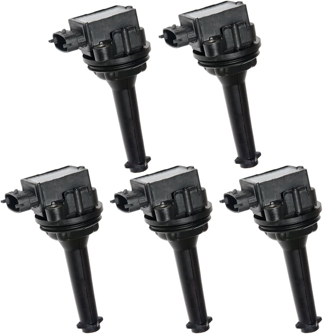 Set of 5 Ignition Coils for Volvo L5 2.3L 2.4L 2.5L H795