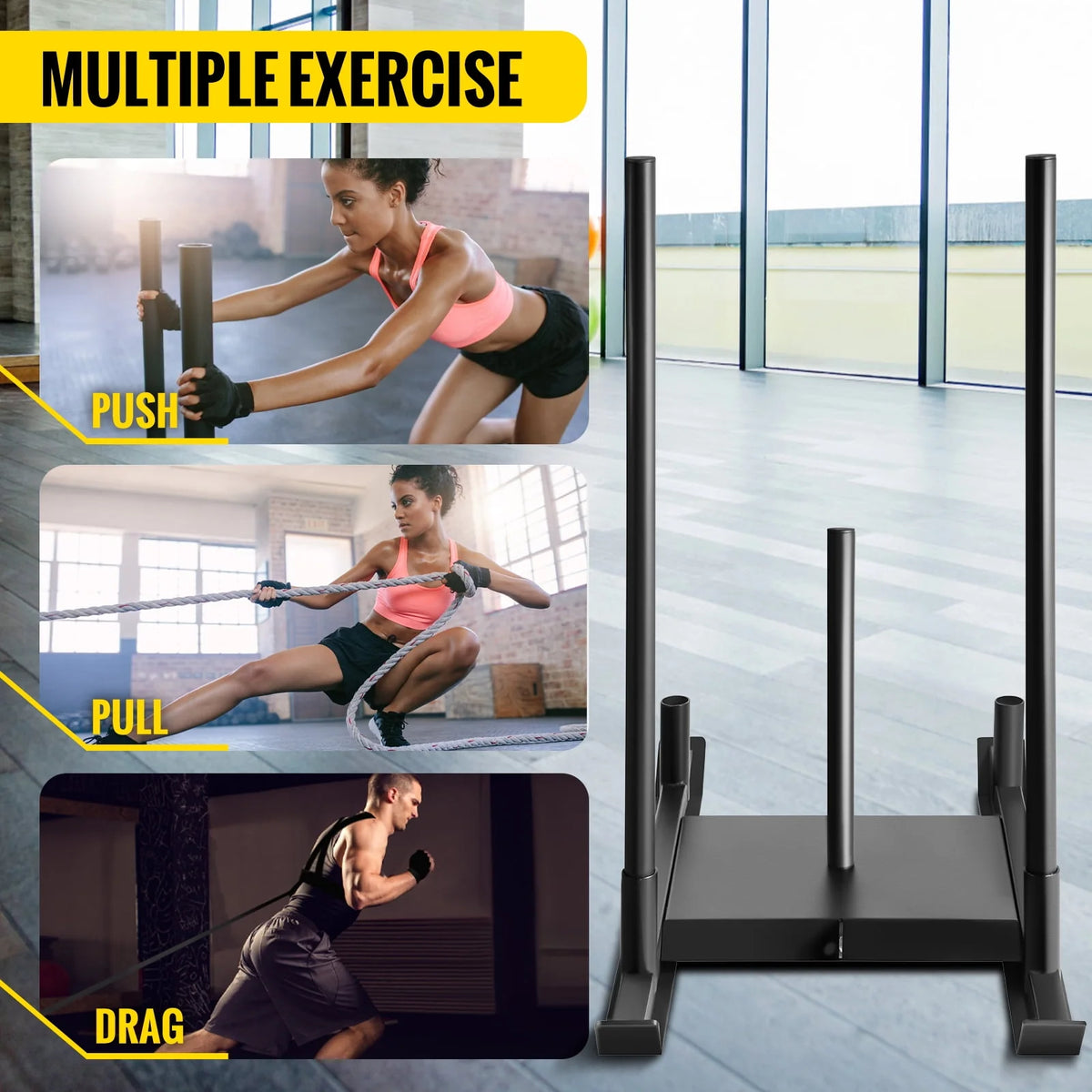 500lbs Capacity Training Sled N67142