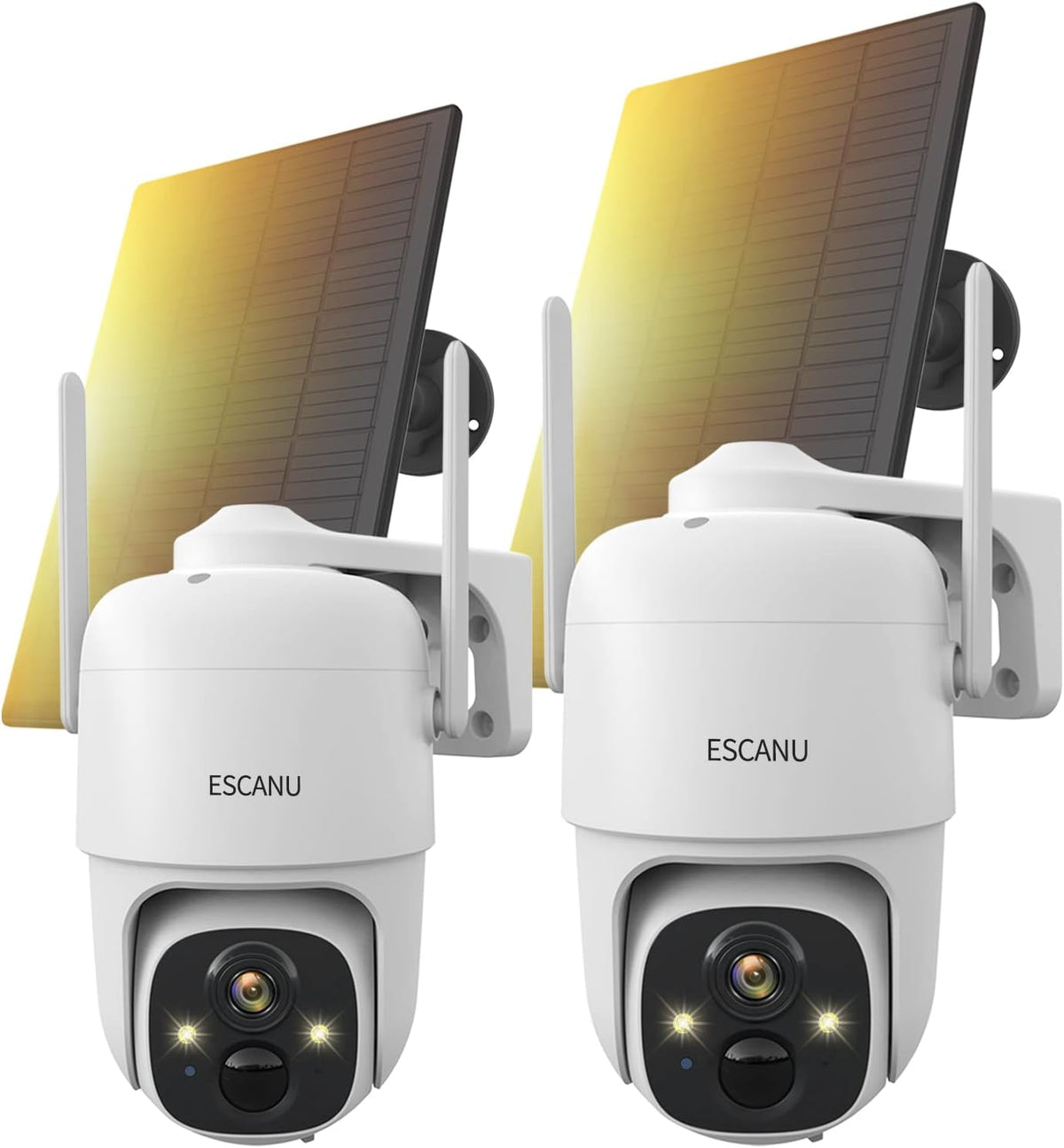 Wireless Solar Outdoor Security WiFi Camera with 360 View and IP65 Waterproof F66967