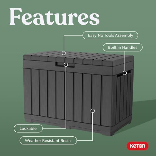 50 Gallon Resin Deck Box L133