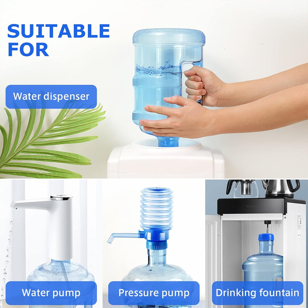 Plastic 5 Gallon Water Bottle with Cap PVC A5996