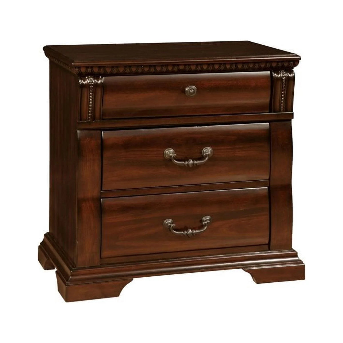 3 Drawer Cherry Nightstand M819