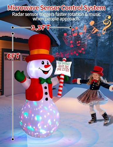 8FT LED-lit Inflatable Santa Claus Decoration G65091