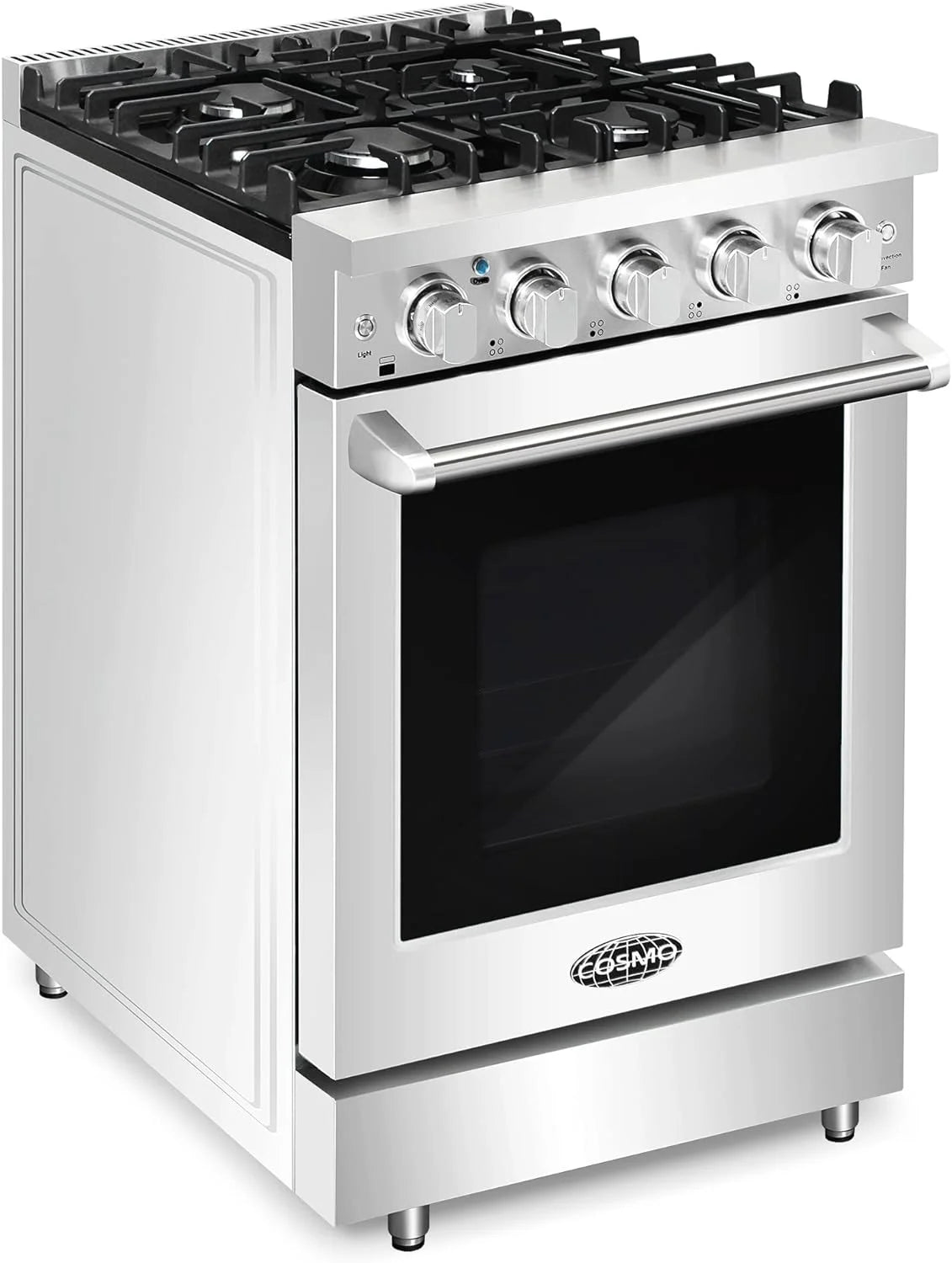 24 in. Freestanding Gas Range with 3.73 cu. ft. Capacity Oven in Stainless Steel A475743
