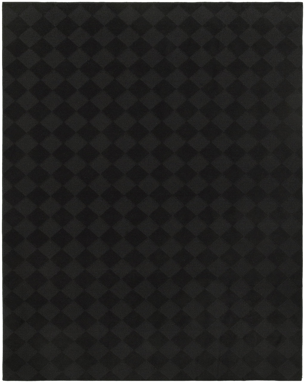 Black 7 ft. 6 in. x 9 ft. 6 in. Large Area Rug R2987